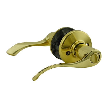 Balboa Lever Entry Door Lock SmartKey With New Chassis And 6AL Latch,RCS Strike Bright Brass Finish